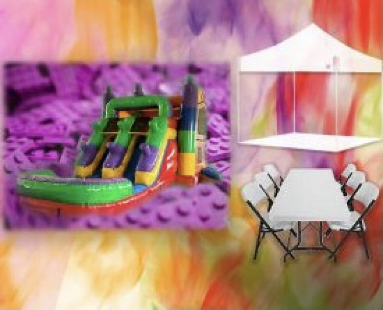 Bounce House / Water Slide Combo Package